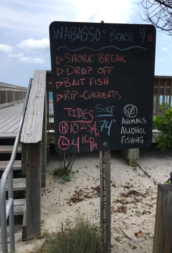 Wabasso Beach near Vero Beach.