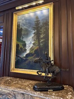 Western art in the Broadmoor.