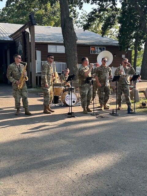 Air Force band at Oshkosh, Wisconsin.