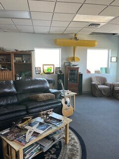 Inside Weiser Municipal Airport.