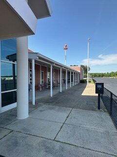 Sit out back to watch them fly in and out of Chesapeake,VA
