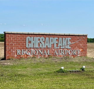 Chesapeake Regional Airport entrance.