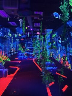 Neon Put-Put near the Virginia Beach Convention Center