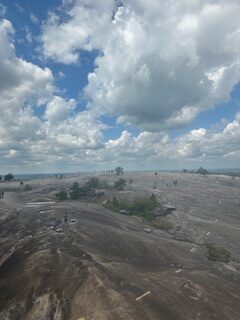 View from the top of Stone Mountain.