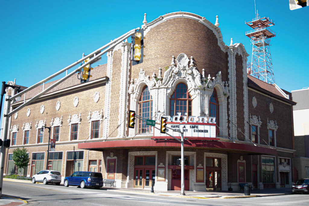 Historic Indiana Theater in Terre Haute, Indiana.