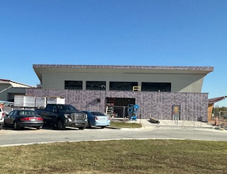 Construction on the new Stillwater Terminal.
