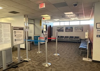 Inside the present Stillwater Terminal.