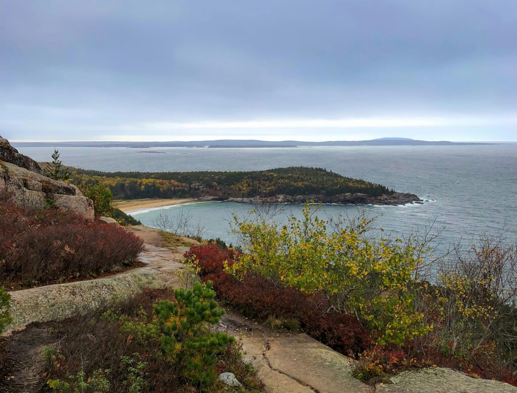Ocean view from Bar Harbor, Maine.