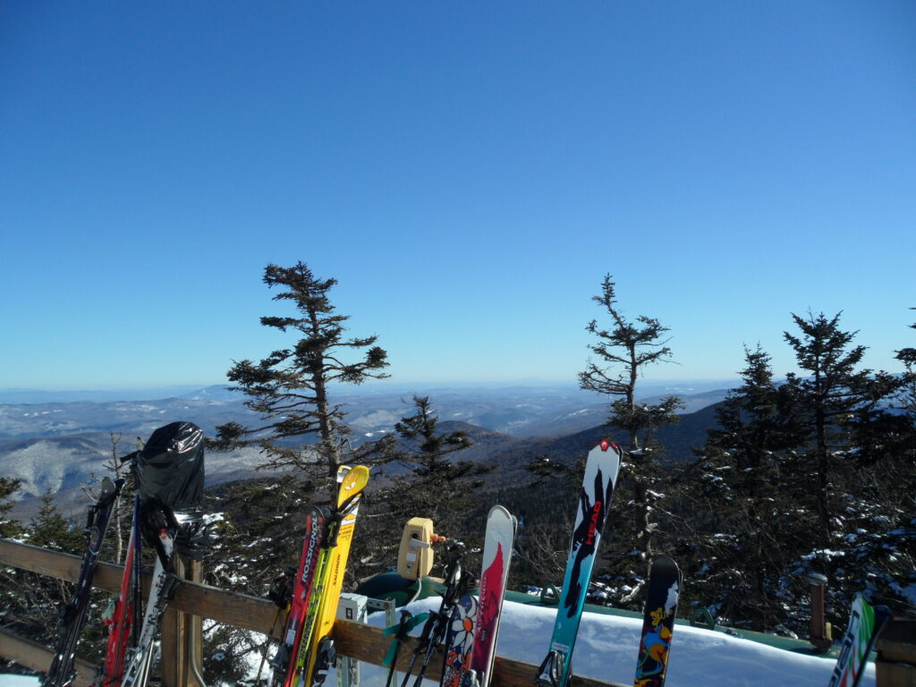 Killington peak view in Rutland County, Vermont.