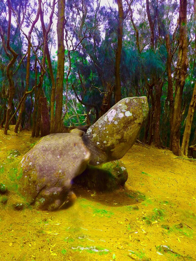 Phallic Rock Moloka'i, Hawaii.