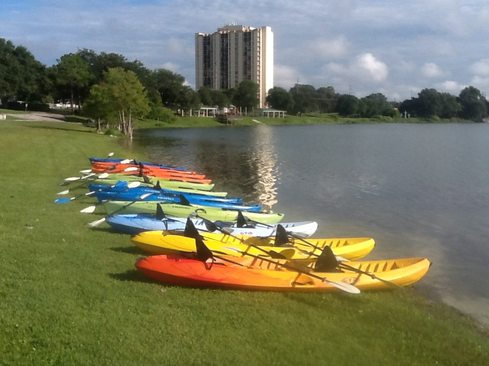 Kayaks at Lake Silver, Winter Haven, FL