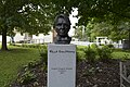 Carl Sandburg statue in Galesburg, Illinois