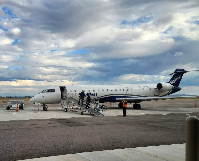 On the ramp at Cedar City Regional Airport.
